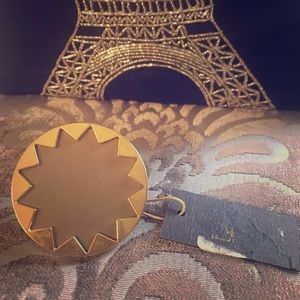 House of Harlow Leather and Gold Ring NWT